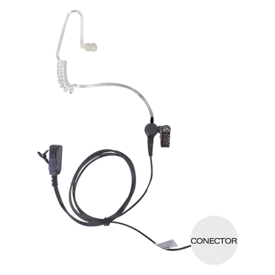 Micrófono-Audífono de Tubo Acústico / Grado Médico / Conector 3.5 mm / Compatible KENWOOD y ABELL