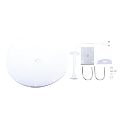 Antena Direccional / Rango Extendido 4.8 - 6.5 GHz / 28 dBi / Haz 7° / Polaridad Dual ±45° y V/H / Resistencia 200 km/h