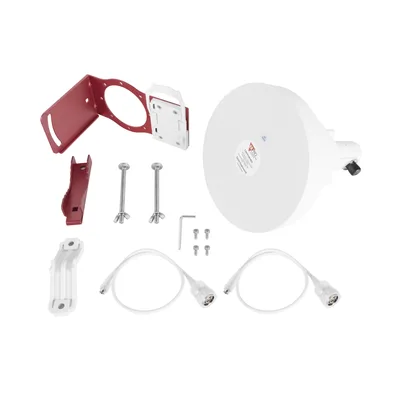 Antena Sectorial Horn / 4.9-6.5 GHz / 19 dBi / Haz 30° / Polarización Dual V/H 45° / IP Resistente a Intemperie