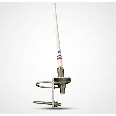Antena VHF Marina / 4 dBi / 156-163 MHz / Altura 1.1 m (3.61 ft) / Conector SO239 / Color Blanco