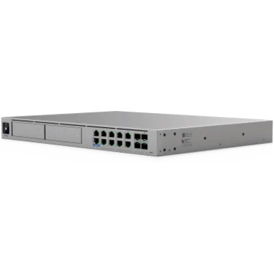 Cloud Gateway Empresarial / IDS/IPS 25 Gbps / 750+ Dispositivos / 8 Puertos 10GbE / WAN 25G SFP28 / 2 Bahías NVR 3.5" / Multi-WAN 8 Enlaces / Rack 1U