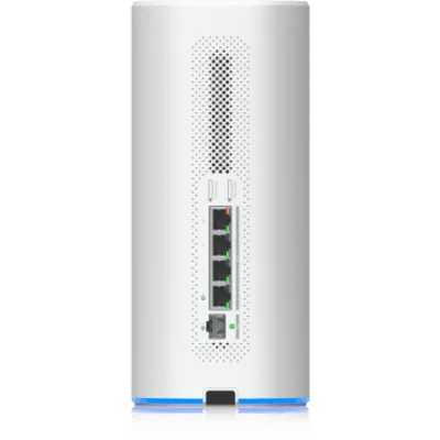UniFi Dream Router 5G Max Cloud Gateway de Escritorio con Módem 5G Integrado, WiFi 7 Tri-Banda, Switch de 3 Puertos 2.5 GbE con (1) Puerto PoE, WAN (1) 2.5 GbE y (1) 10G SFP+