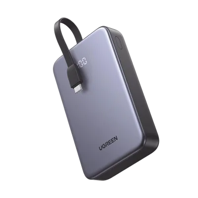 Power Bank / 20000 mAh (74 Wh) / Salida 30 W / Carga 3 Dispositivos Simultáneos / Pantalla LED Digital / Apto para Viaje Aéreo