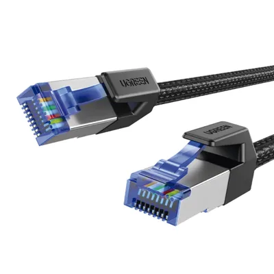 Cable Ethernet Cat8 / 40 Gbps / 2000 MHz / F/FTP / 5 m (16.40 ft) / Nylon Trenzado