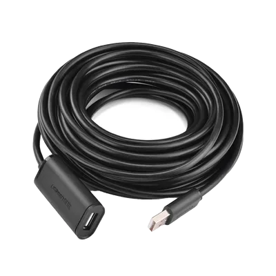 Cable de Extensión Activo USB 2.0 / 10 m (32.8 ft) / Macho-Hembra / Amplificador de Señal / 480 Mbps / Blindaje Triple