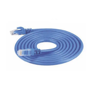 Cable de Parcheo UTP Cat6 / 1m (3.28 ft) / Azul / 26AWG CCA / 250MHz / Gigabit Ethernet
