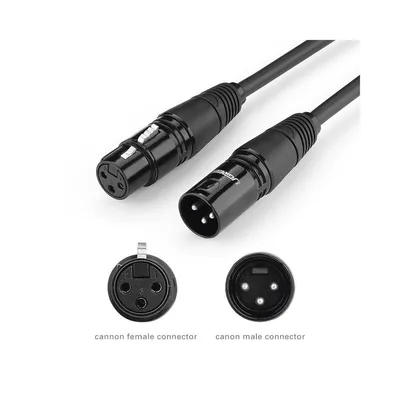Cable XLR Balanceado / 3 Pines / 15 m (49.2 ft) / Triple Blindaje / Conectores Niquelados / Diámetro 6 mm