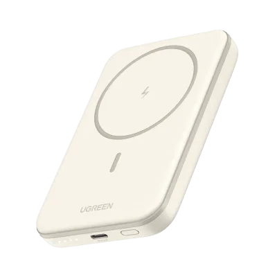 Power Bank MagSafe / 5000 mAh / Carga Inalámbrica 15W / USB-C / Protección Inteligente / 140 g / Compatible iPhone 15/14/13/12