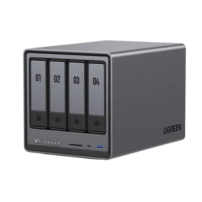 NASync DXP4800 | SO UGOS Pro |  Intel N100 12th Gen Intel® Quad Core™ | 4-Bahias (SATA) hasta 96TB | 2* M.2 SSD hasta 16TB| 8GB DDR5 (Exp. a 16GB) | 2.5Gb Dual Ethernet | HDMI 4K | 2* USB2.0 | 1*USB 3