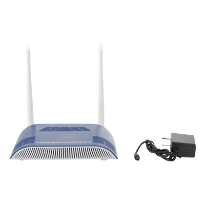ONU Dual GPON/EPON / Wi-Fi 2.4 GHz 300 Mbps / 1 Puerto LAN Gigabit / 1 Puerto LAN Fast Ethernet / 1 Puerto FXS / 1 Puerto CATV / 2 Antenas 5 dBi