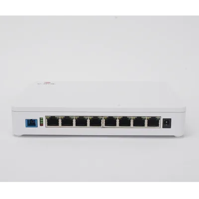 ONU Dual EPON/GPON / 8 Puertos PoE 802.3at Gigabit / Wi-Fi Doble banda 2.4 y 5 GHz / 1 Puerto SC/UPC / 130W / 0.64 x 0.52 x 0.10 ft