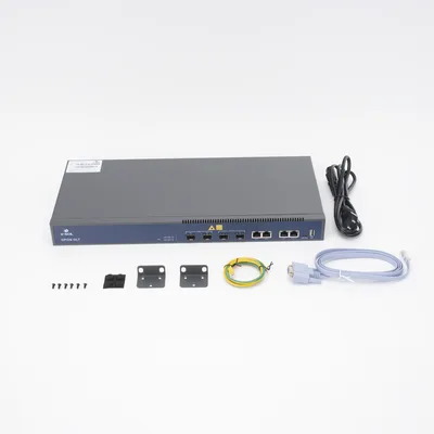 OLT GPON / 2 Puertos PON / 4 Puertos Uplink / Hasta 256 ONUs / Alcance 20 km / Montaje en Rack