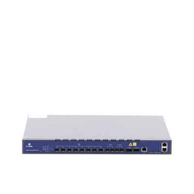 OLT Combo / 8 Puertos XGSPON-GPON / 7 Puertos Uplink RJ45+SFP28+QSFP28 / Hasta 2,048 ONUs / Rack 1.45x1.08x0.14 ft