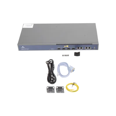 OLT Combo / 8 Puertos XGSPON-GPON / 7 Puertos Uplink RJ45+SFP28+QSFP28 / Hasta 2,048 ONUs / Rack 1.45x1.08x0.14 ft