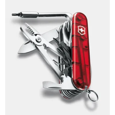 Navaja Multifunción / 39 Herramientas / Llave Tuercas Tecnológica / Dados Hexagonales D-SUB 4-5 mm / Bits Phillips-Torx-Hex / ABS-Cellidor / 91x34x27 mm / 187 g