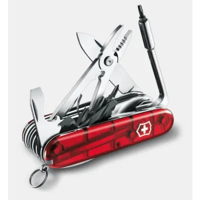 Navaja Multifunción / 39 Herramientas / Llave Tuercas Tecnológica / Dados Hexagonales D-SUB 4-5 mm / Bits Phillips-Torx-Hex / ABS-Cellidor / 91x34x27 mm / 187 g