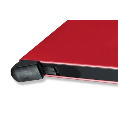 Tarjetero de Aluminio / Capacidad 4-6 Tarjetas / Protección RFID / Sistema Deslizamiento / 10 x 6 x 1 cm