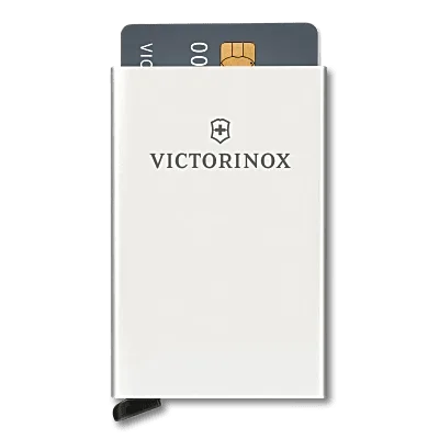 Tarjetero / Almacenamiento 4-6 Tarjetas / Aluminio Duradero / Protección RFID / Sistema Deslizamiento Patentado / 10 x 6 x 1 cm / 0.1 kg
