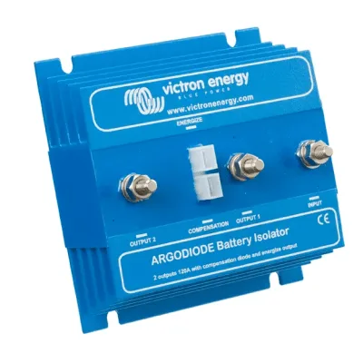 Aislador de Baterías / 160A / 2 Bancos / Caída de Tensión 0,3V-0,45V / 12V-24V DC / 525,6 ft Cable