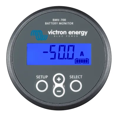 Monitor de Baterías / Monitoreo en Tiempo Real / Bluetooth Smart / Shunt 500A / Voltaje hasta 385 VDC / Entrada Auxiliar