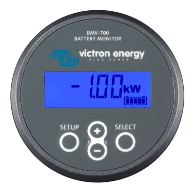Monitor de Baterías / Monitoreo en Tiempo Real / Bluetooth Smart / Shunt 500A / Voltaje hasta 385 VDC / Entrada Auxiliar