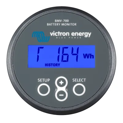 Monitor de Baterías / Monitoreo en Tiempo Real / Bluetooth Smart / Shunt 500A / Voltaje hasta 385 VDC / Entrada Auxiliar