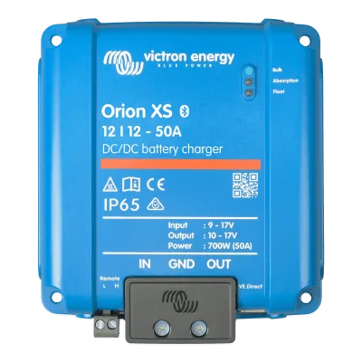 Cargador de Baterías CC-CC / 50 A / 12 V / IP65 / Bluetooth Smart / VE.Direct / Alternador Inteligente