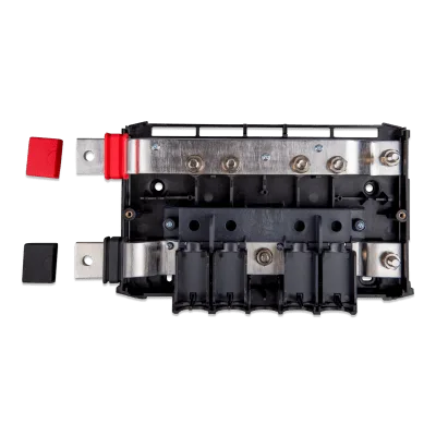 Barra de Distribución Modular DC / 1000 A / 9-60 V CC / Conexiones M8-M10 / Cobre Estañado / -40 °C a +60 °C