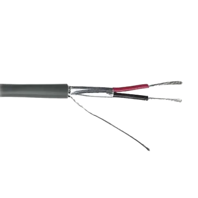 Cable de Control / Calibre 22 AWG / 2 Conductores / Blindado / 305 m (1000 ft) / Riser CMR / UL 1666 / Color Gris