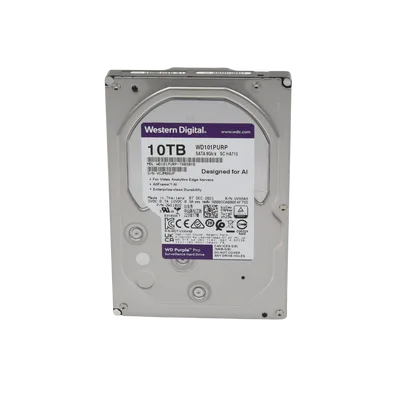 Disco Duro Purple Pro de 10 TB / 7200 RPM / Optimizado para Soluciones de Videovigilancia con Analiticos (Meta Data) / Uso 24-7 / 5 Años de Garantia