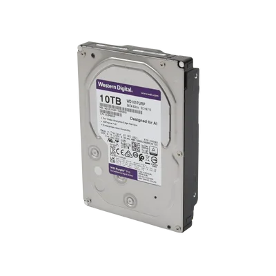 Disco Duro Purple Pro de 10 TB / 7200 RPM / Optimizado para Soluciones de Videovigilancia con Analiticos (Meta Data) / Uso 24-7 / 5 Años de Garantia