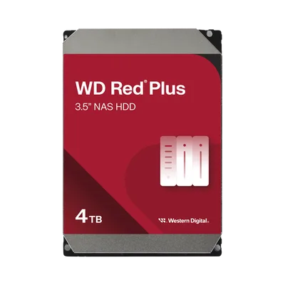 Disco Duro NAS / 4 TB / CMR / SATA 6 Gb/s / NASware 3.0 / 180 TB/año / MTBF 1 Millón de Horas