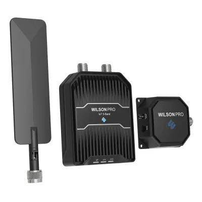 Amplificador de Señal Celular IoT / Ganancia 15 dB / Potencia 24 dBm / Bandas 12/13/5/4/25/2 / 700-2100 MHz / Bypass RF Pasivo