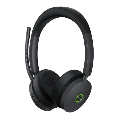 Auriculares Bluetooth / Cancelación Activa de Ruido Híbrida / 65 Horas de Reproducción / Alcance 50 m (164 ft) / 6 Micrófonos / USB-C y USB-A