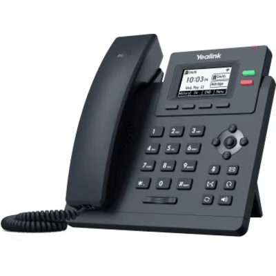 Teléfono IP Yealink SIP-T31W con Wi-Fi de Doble Banda 2 Cuentas SIP Audio HD y PoE