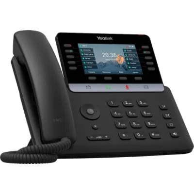 Teléfono IP Empresarial Multifuncional Yealink T74W con Wi-Fi 6 Bluetooth 5.0 y Pantalla a Color de 4.3 Pulgadas