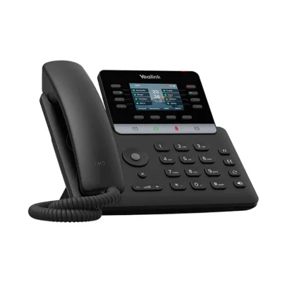 Teléfono IP Empresarial / 12 Líneas SIP / Pantalla Color 2.8" / Audio HD / PoE / USB 2.0