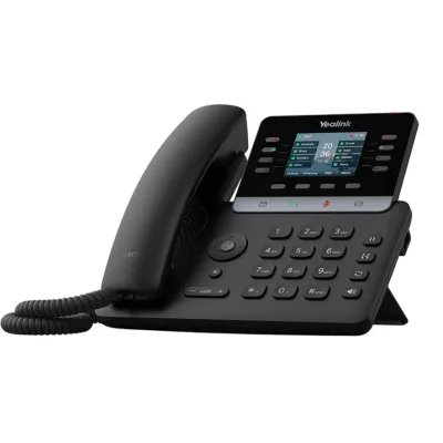 Teléfono IP Empresarial / 12 Líneas SIP / Pantalla Color 2.8" / Audio HD / PoE / USB 2.0