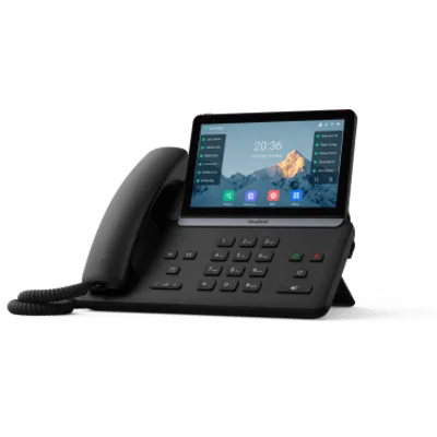 Teléfono IP Ejecutivo SIP-T87W de Yealink con Pantalla Táctil Ajustable de 7 Pulgadas Wi-Fi 6 Bluetooth 5.0 y Cancelación de Ruido por IA