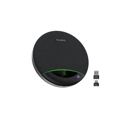 Altavoz de Conferencia Bluetooth / 6 Micrófonos con IA / Alcance 30 m (98.4 ft) / Daisy Chain Inalámbrico / Autonomía 35 h / Pantalla LCD