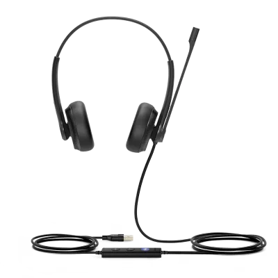 Auriculares USB / Dual / Microsoft Teams / Audio HD / Cancelación de Ruido Pasivo / USB-A / Control de Llamadas