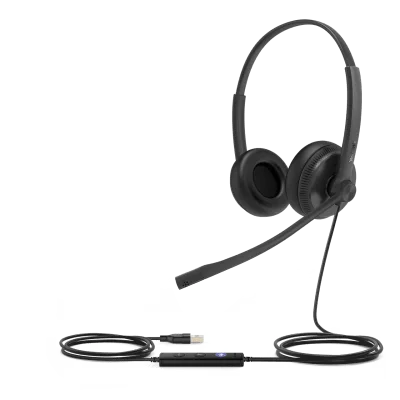 Auriculares USB / Dual / Microsoft Teams / Audio HD / Cancelación de Ruido Pasivo / USB-A / Control de Llamadas
