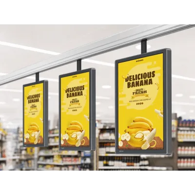Pantalla Digital Signage LCD / 14.1 Pulgadas / Full HD 1920x1080 / Wi-Fi 2.4 GHz / NFC / IP6X / 30,000+ Horas Vida Útil