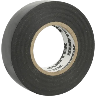 Cinta para aislar negra de 19 mm x 18 metros / Fabricada en PVC / Adhesivo acrílico.