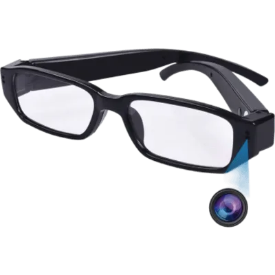 Cámara Oculta en Lentes (Spyce Camera) / Resolución 2 Megapixel (1080P) / Memoria de 8GB / Grabación de Audio y Vídeo / Captura de Fotografías