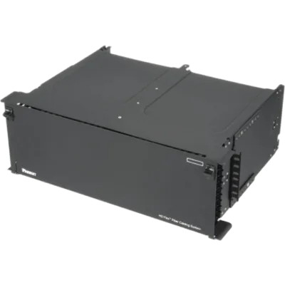 Panel de Distribución de Fibra Óptica / 4 UR / 12 Cassettes HD Flex por UR / 144 Fibras por UR / 19.69' (6.5 pies) Ancho