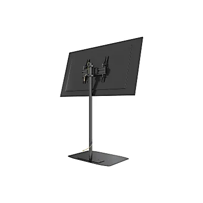 Soporte de Piso para Pantalla / Orientación Vertical y Horizontal / 32" a 75" / VESA 600 x 400 / Carga 50 kg (110 lbs) / Altura Ajustable 1.5 m (4.9 ft)